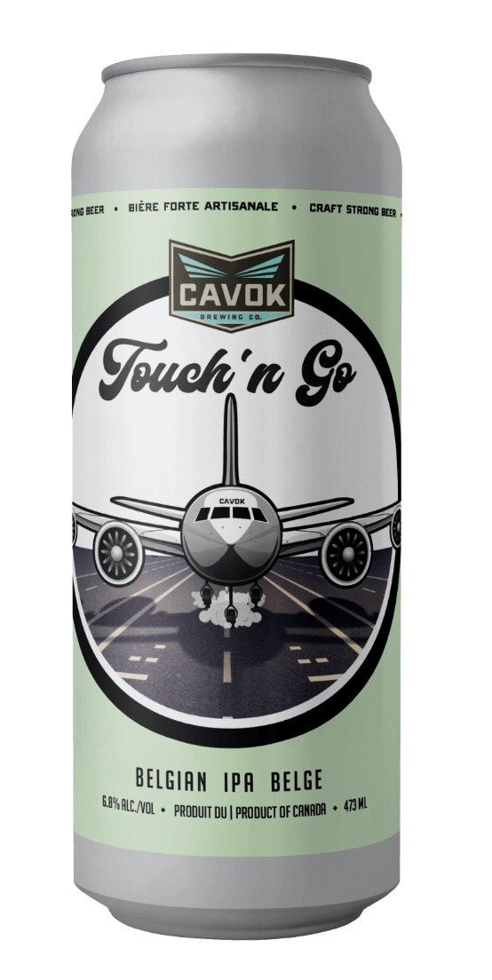 visual of  "Touch' n Go" beer can